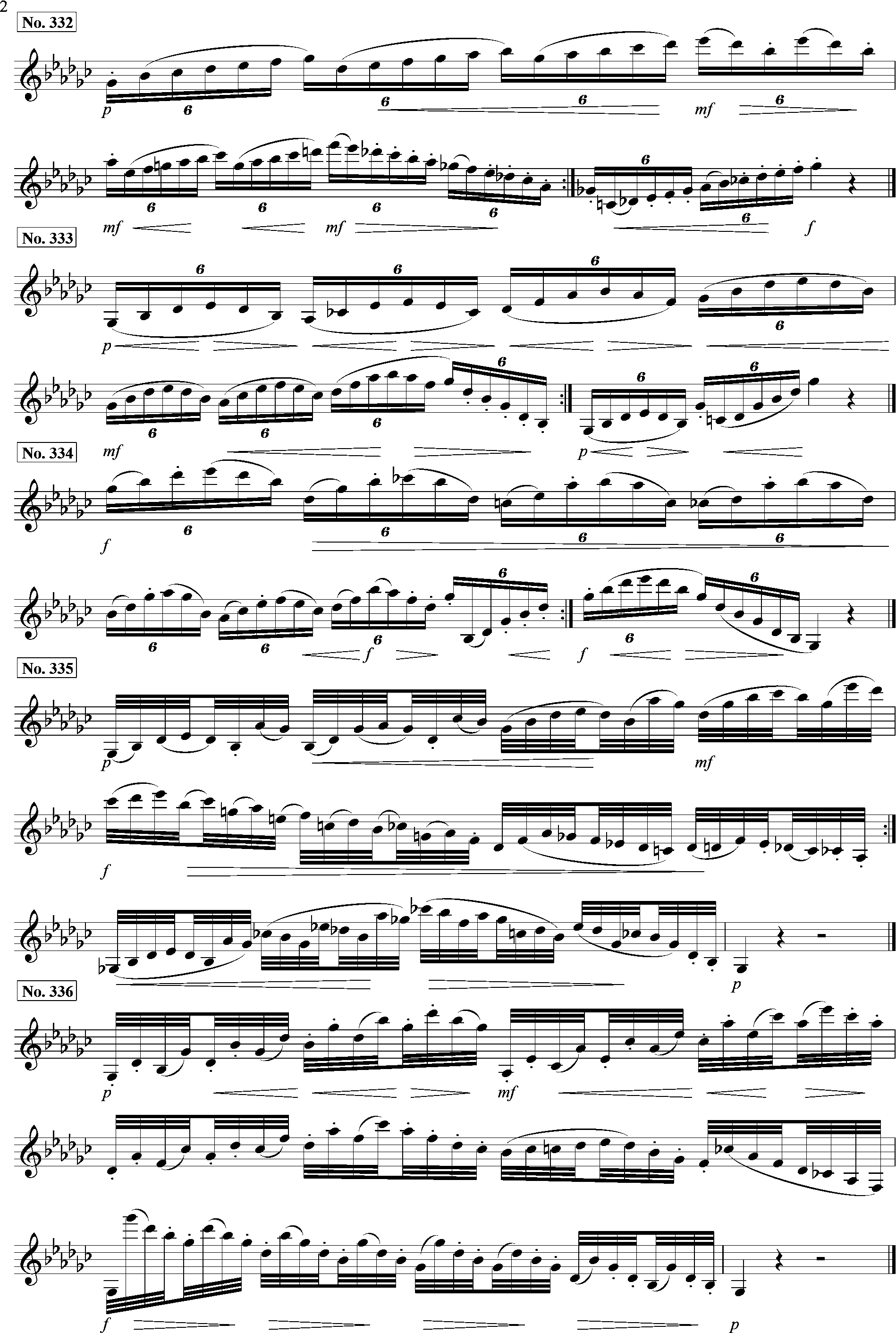 416 etudes, Gb-Major, kröpsch, page 2